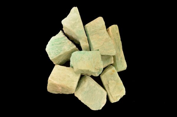AMAZONITE 1 1/2" 6 Oz Bag Crystal Raw Rock Mineral All Chakras Crystal Stone Natural Specimen Reiki - Image 2