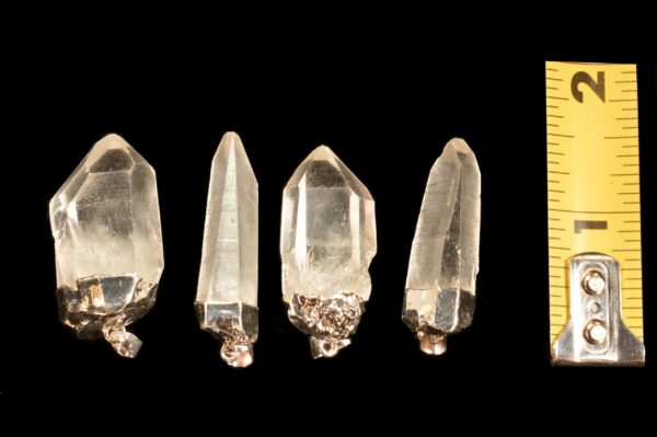 CLEAR QUARTZ Crystal Necklace Pendant 1 1/4" Raw Rock Mineral All Chakra Crystal Stone Natural Specimen Reiki - Image 3