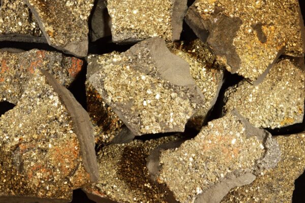 PYRITE On SHUNGITE 3 1/2" 4-7 Oz Brazil Raw Rock Mineral Third Eye Chakra Crystal Stone Natural Specimen Reiki Stone - Image 2
