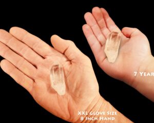 CLEAR QUARTZ CRYSTAL Points 2" 1-2 Oz A Grade Brazil Raw Rock Mineral Specimen Natural All Chakra Stone