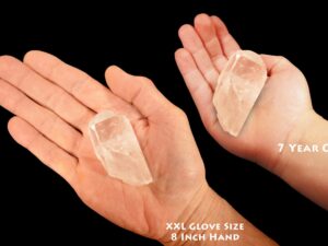 CLEAR QUARTZ CRYSTAL Points 2 1/2" 2-4 Oz A Grade Brazil Raw Rock Mineral Specimen Natural All Chakra Stone