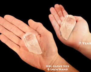 CLEAR QUARTZ CRYSTAL Points 2 1/2" 2-4 Oz A Grade Brazil Raw Rock Mineral Specimen Natural All Chakra Stone