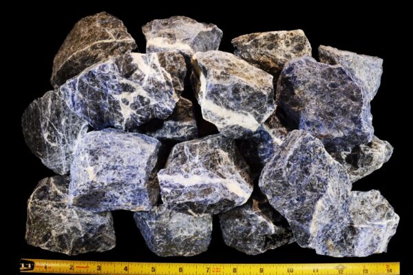 BLUE SODALITE 3" 8-12 Oz Raw Rock Mineral Throat Chakra Crystal Stone Rough Natural Specimen Reiki - Image 3