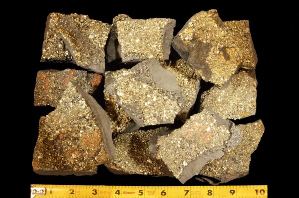 PYRITE On SHUNGITE 3 1/2" 4-7 Oz Brazil Raw Rock Mineral Third Eye Chakra Crystal Stone Natural Specimen Reiki Stone - Image 3