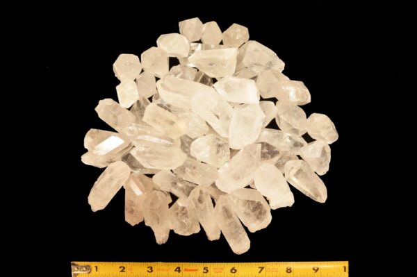 CLEAR QUARTZ CRYSTAL Points 2" 1-2 Oz A Grade Brazil Raw Rock Mineral Specimen Natural All Chakra Stone - Image 3