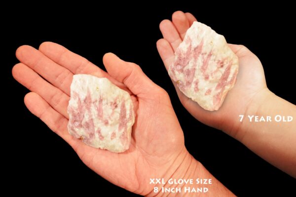 PINK TOURMALINE in QUARTZ 2 1/2" 4-7 Oz Raw Rock Mineral Specimen Heart Chakra Healing Crystal Rough Reiki Stone