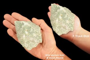 GREEN AVENTURINE 4" 1 Lb Lapidary Rough Extra Large Rock Mineral Raw Heart Chakra Healing Crystal Natural Mineral Specimen Reiki