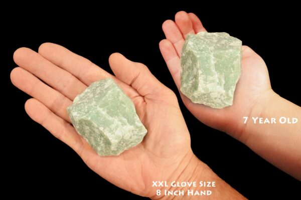 GREEN AVENTURINE 3 1/2" 8-12 Oz Lapidary Rough Extra Large Rock Mineral Heart Chakra Raw Crystal Natural Specimen Reiki Stone
