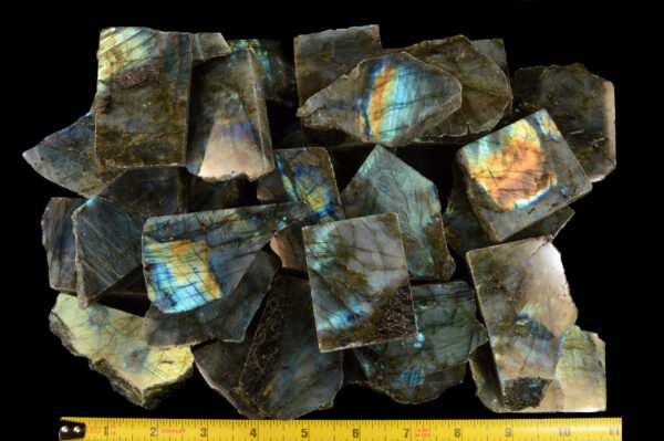 LABRADORITE Polished Slice 2" Rock Mineral All Chakra Crystal Stone Natural Specimen Reiki - Image 4