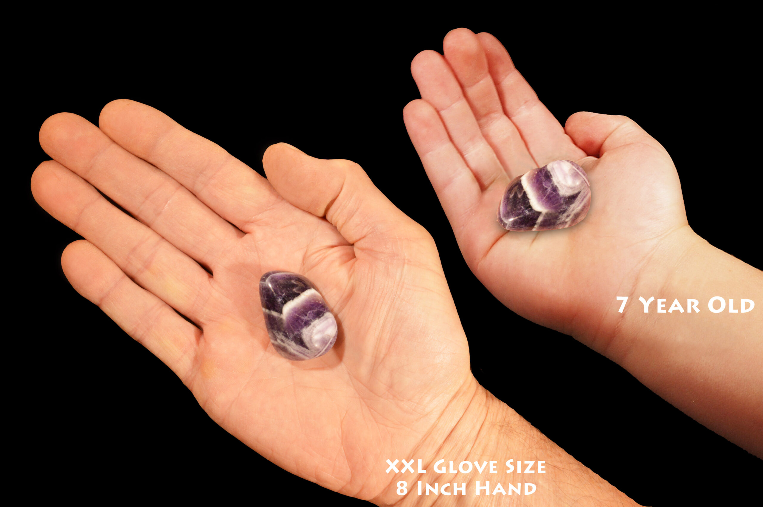 CHEVRON DREAM AMETHYST 1 1/4" AAA Grade Tumbled Polished Rock Mineral Raw Third Eye Chakra Crystal Natural Specimen Reiki