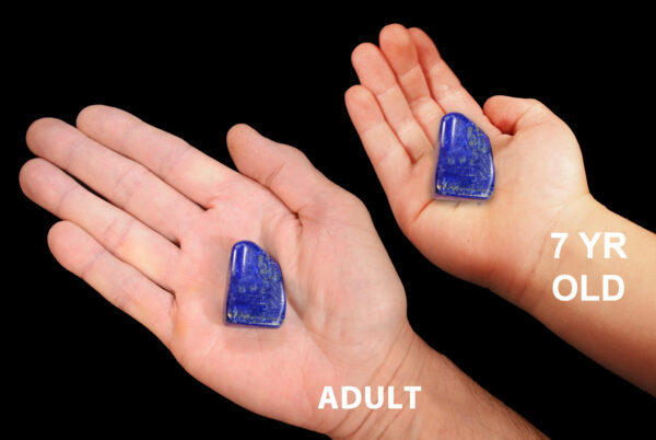 LAPIS LAZULI Pendant 1" Sterling Silver Polished Rock Mineral Root Chakra Crystal Stone Natural Rough Specimen Reiki