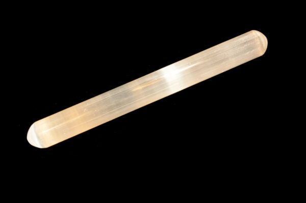 SATIN SPAR Crystal Wand 6" Polished Rock Mineral Crown Chakra Crystal Stone Raw Reiki Stone Selenite Specimen - Image 4